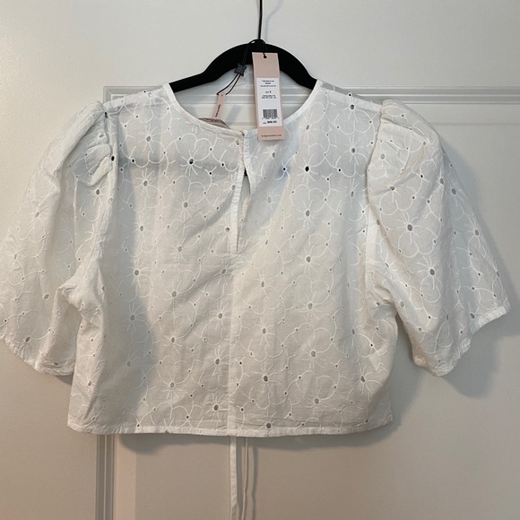 NWT - BCBGeneration Ruched Front Crop Top - Picture 3 of 4